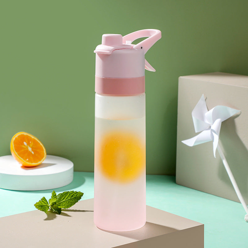 Plastic Spray Water Bottle | Large Capacity, White