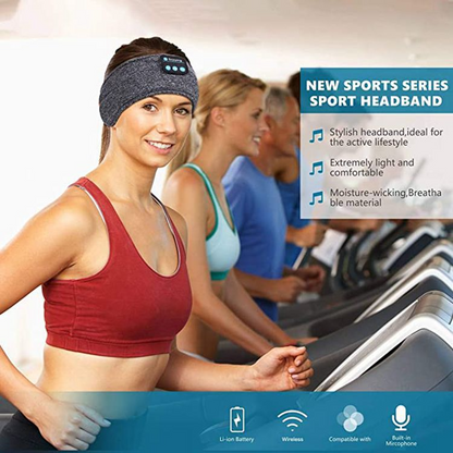 Wireless Bluetooth Headband | Soft, Comfortable Ear Mask