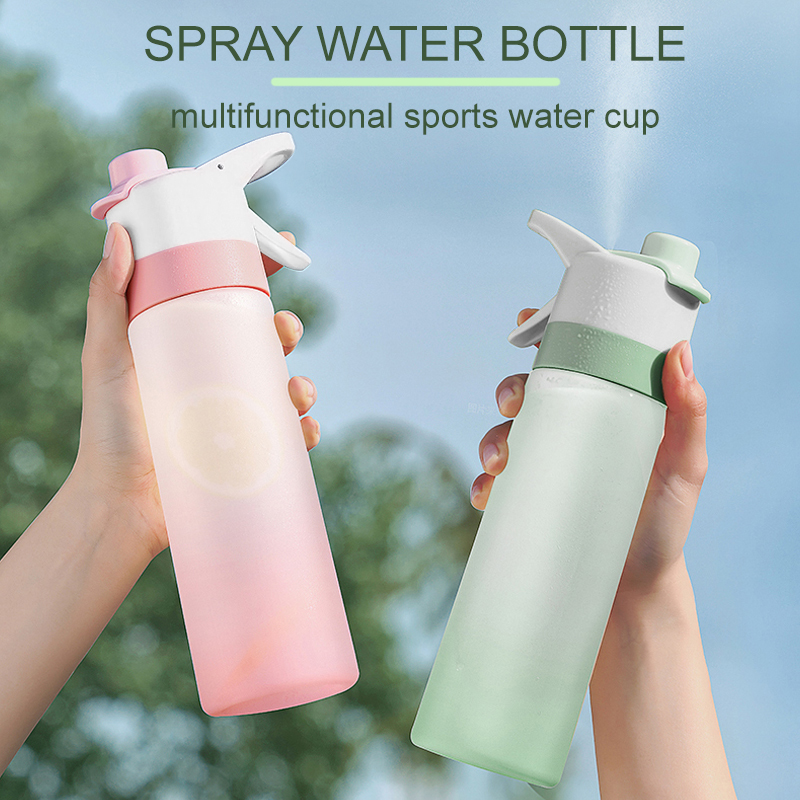 Plastic Spray Water Bottle | Large Capacity, White