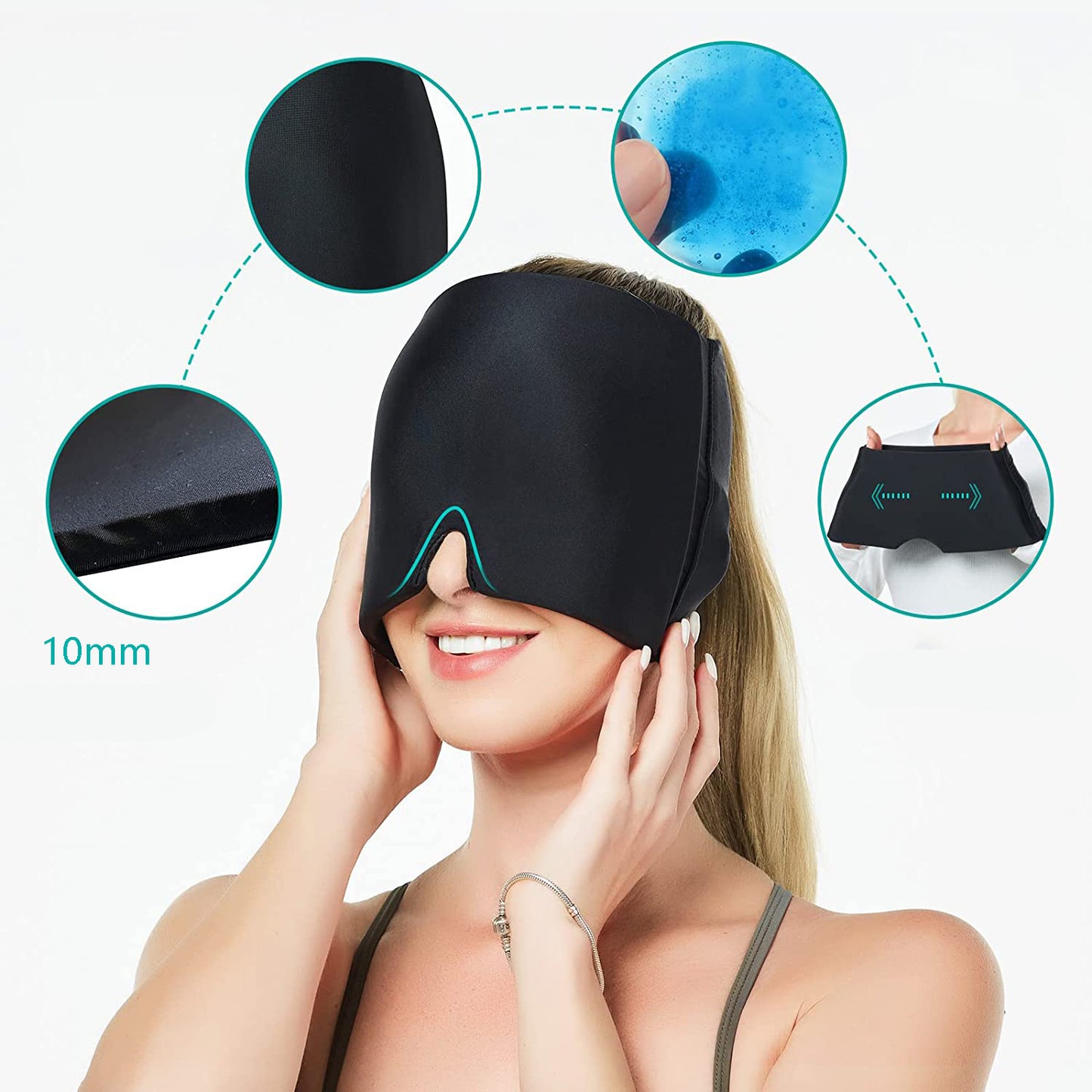 Gel Ice Mask | Cold Compress, Physiotherapy