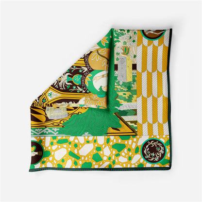 Imitation Silk Small Square Scarf | 53cm