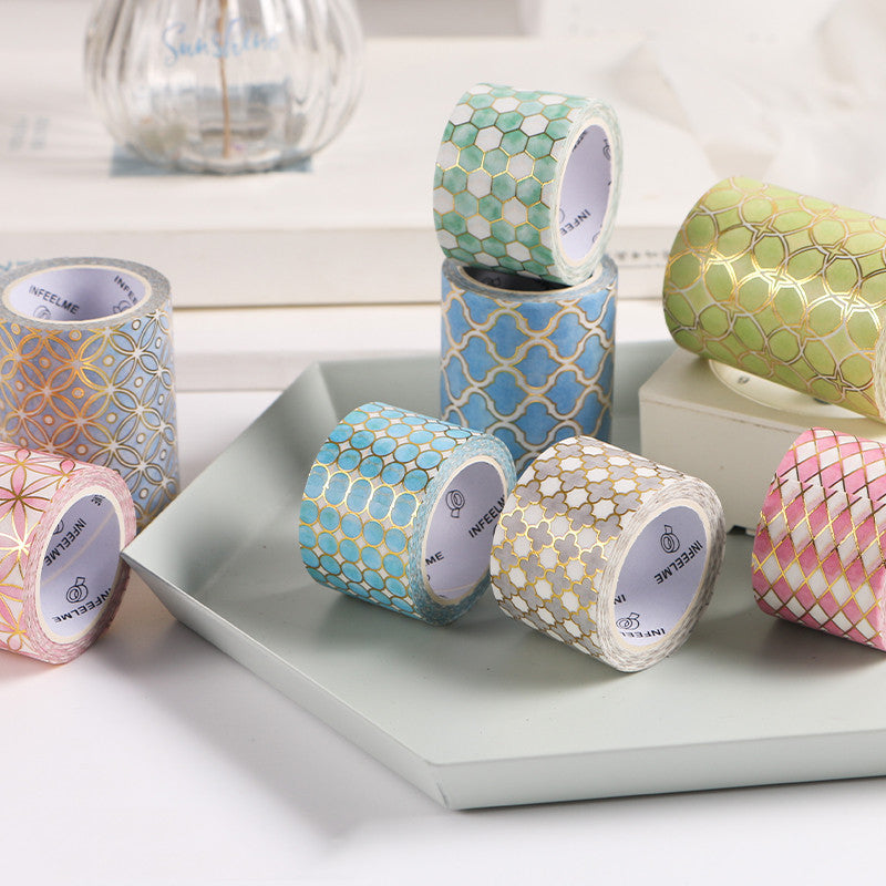 Alice Bronzing Paper Tape Stickers 30mm and 60mm x5m