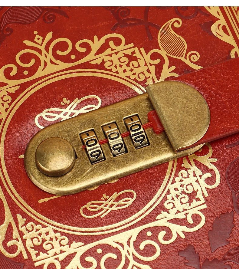 Thickened Creative A5 Password Diary With Lock
