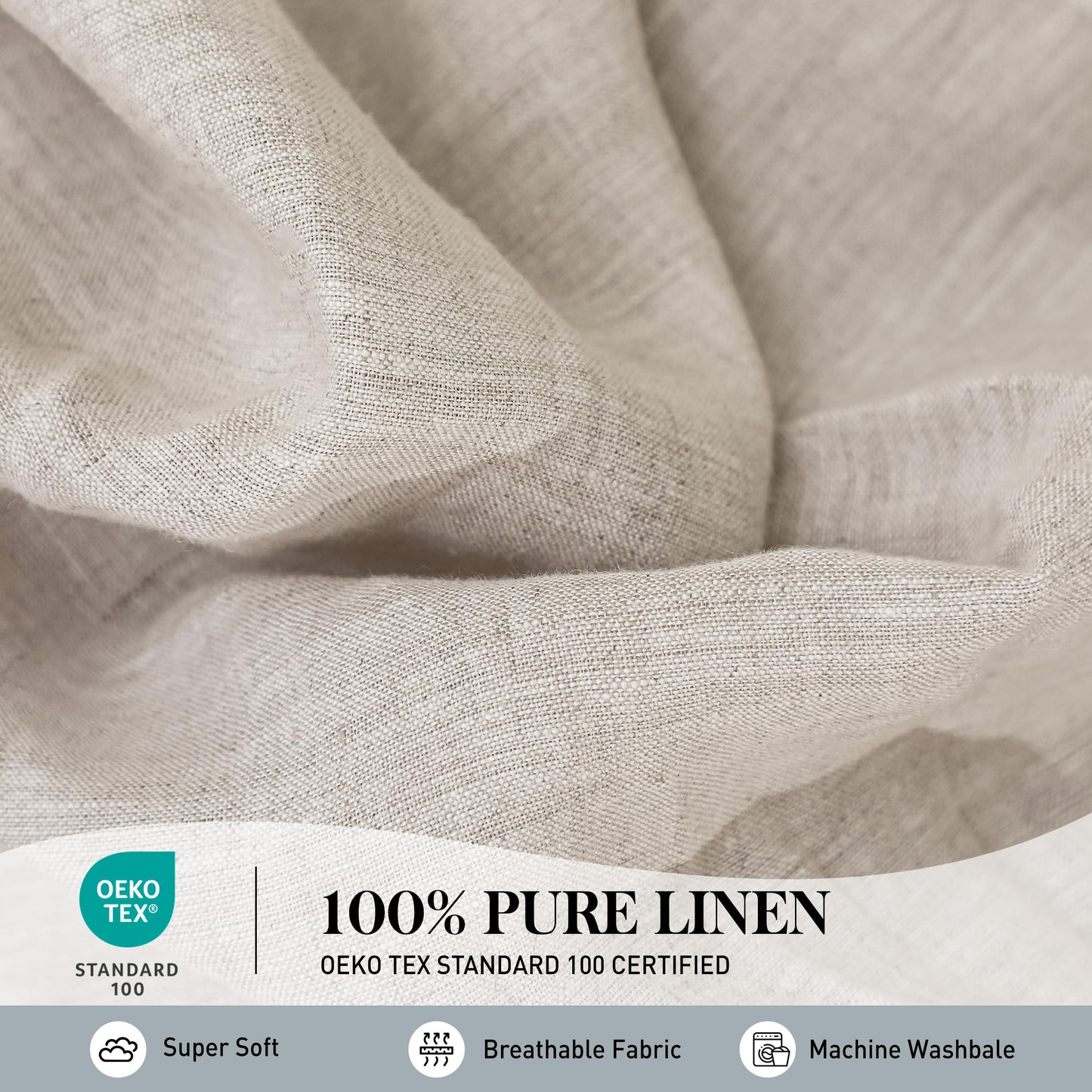 Simple Opulence 100% Pure Linen Sheet Set