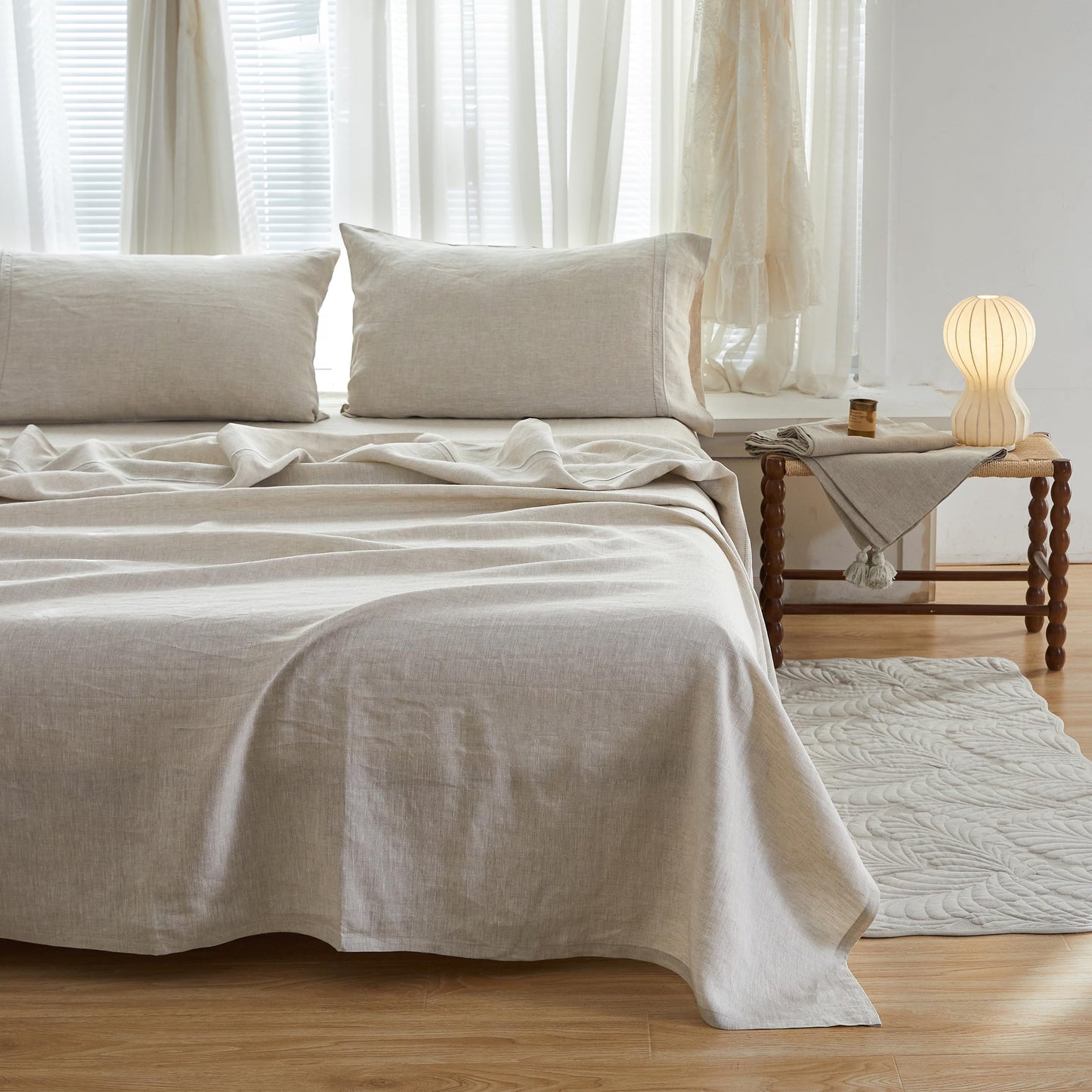 Simple Opulence 100% Pure Linen Sheet Set