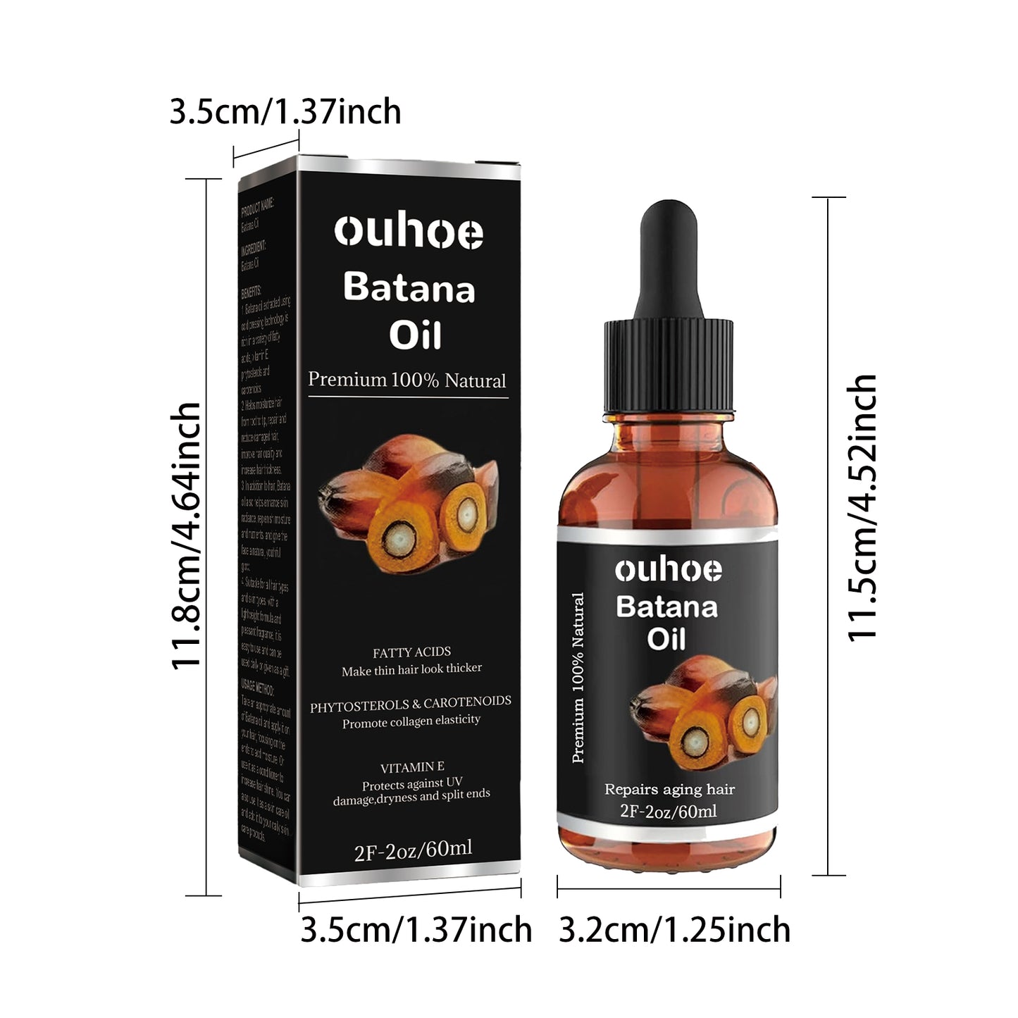 Batana Oil | Hair Smoothing, Nourishing Essential Oil