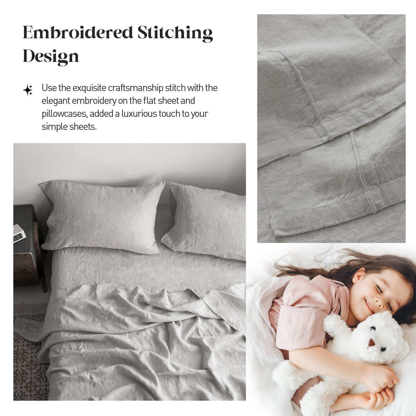 Simple Opulence 100% Pure Linen Sheet Set