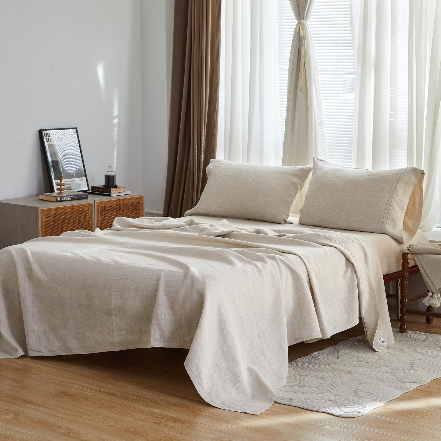Simple Opulence 100% Pure Linen Sheet Set