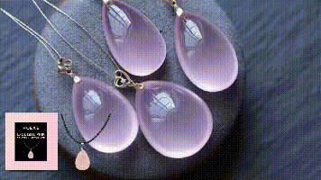 Pink Crystal Necklace | Exquisite Clavicle Chain