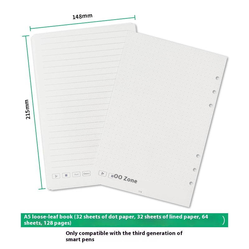 Loose Spiral Notebook Filling Paper