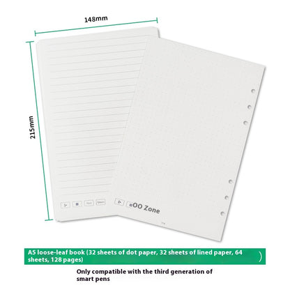Loose Spiral Notebook Filling Paper