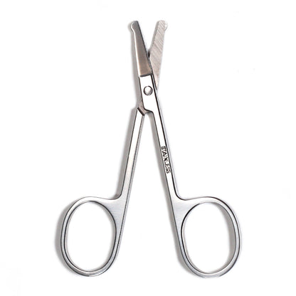 Stainless Steel Nose Hair Scissors | Silver, 9cm