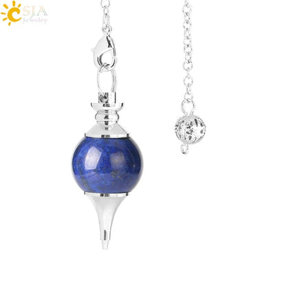 Red Agate Crystal Pendulum | CSJA Dowsing Charm Pendant