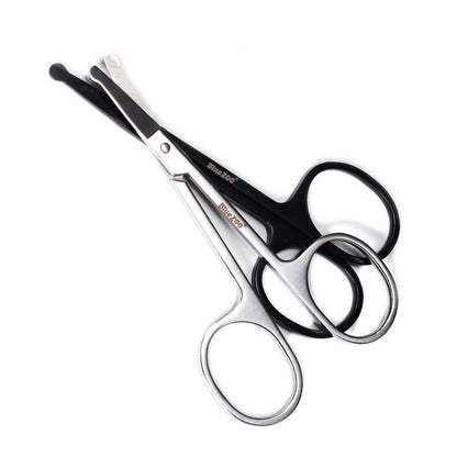 Stainless Steel Nose Hair Scissors | Silver, 9cm