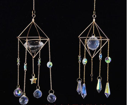 Crystal Wind Chimes | Transparent Pendant Hanging