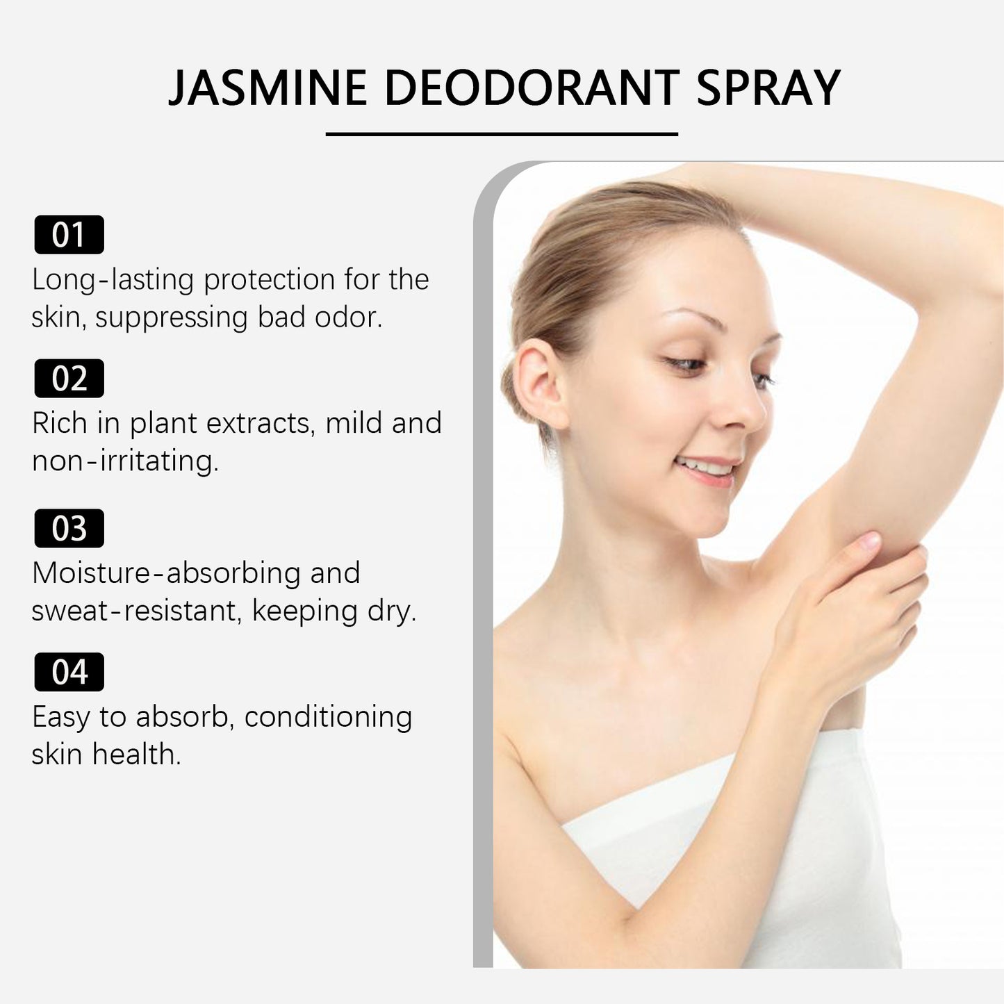 Jasmine Refreshing Spray | Natural Fragrance, Portable