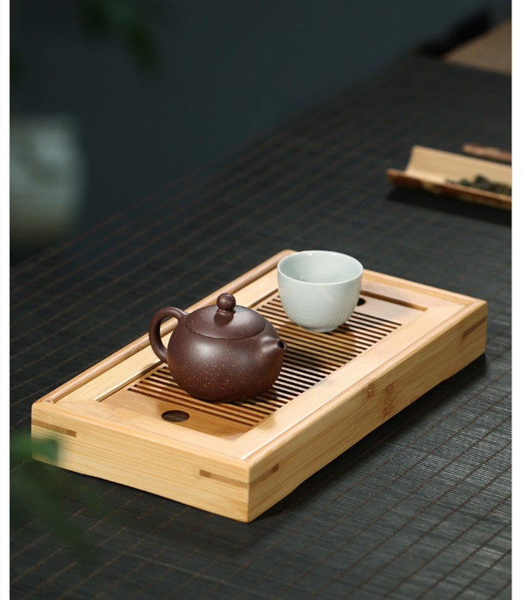 Bamboo Tea Tray | Simple Dry Brewing Table, Travel Set