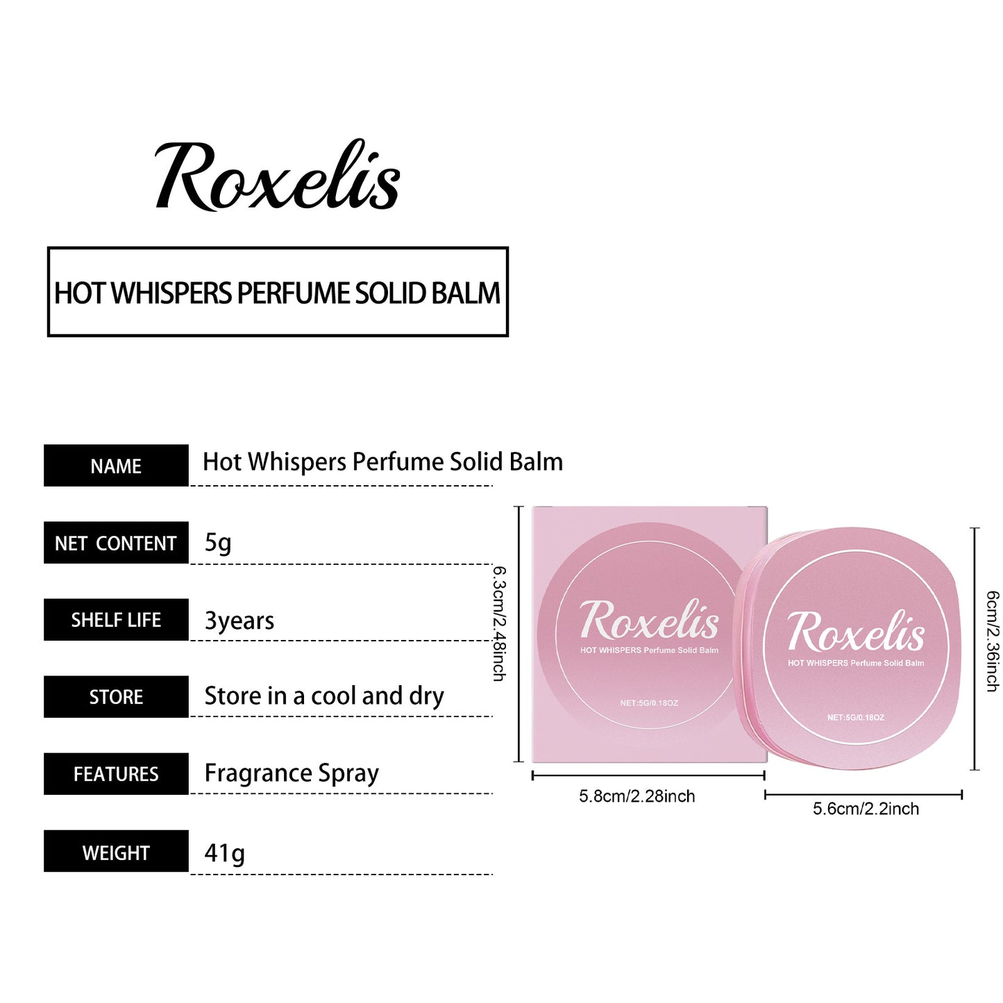 Rose Solid Balm | Elegant, Portable Fragrance