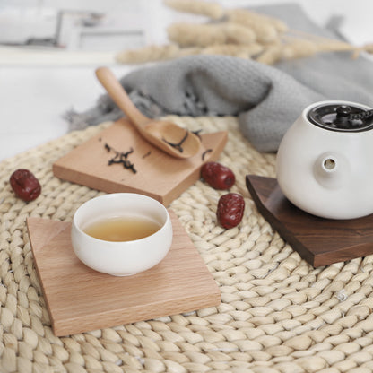 Wood Coaster | Black Walnut, Japanese Style