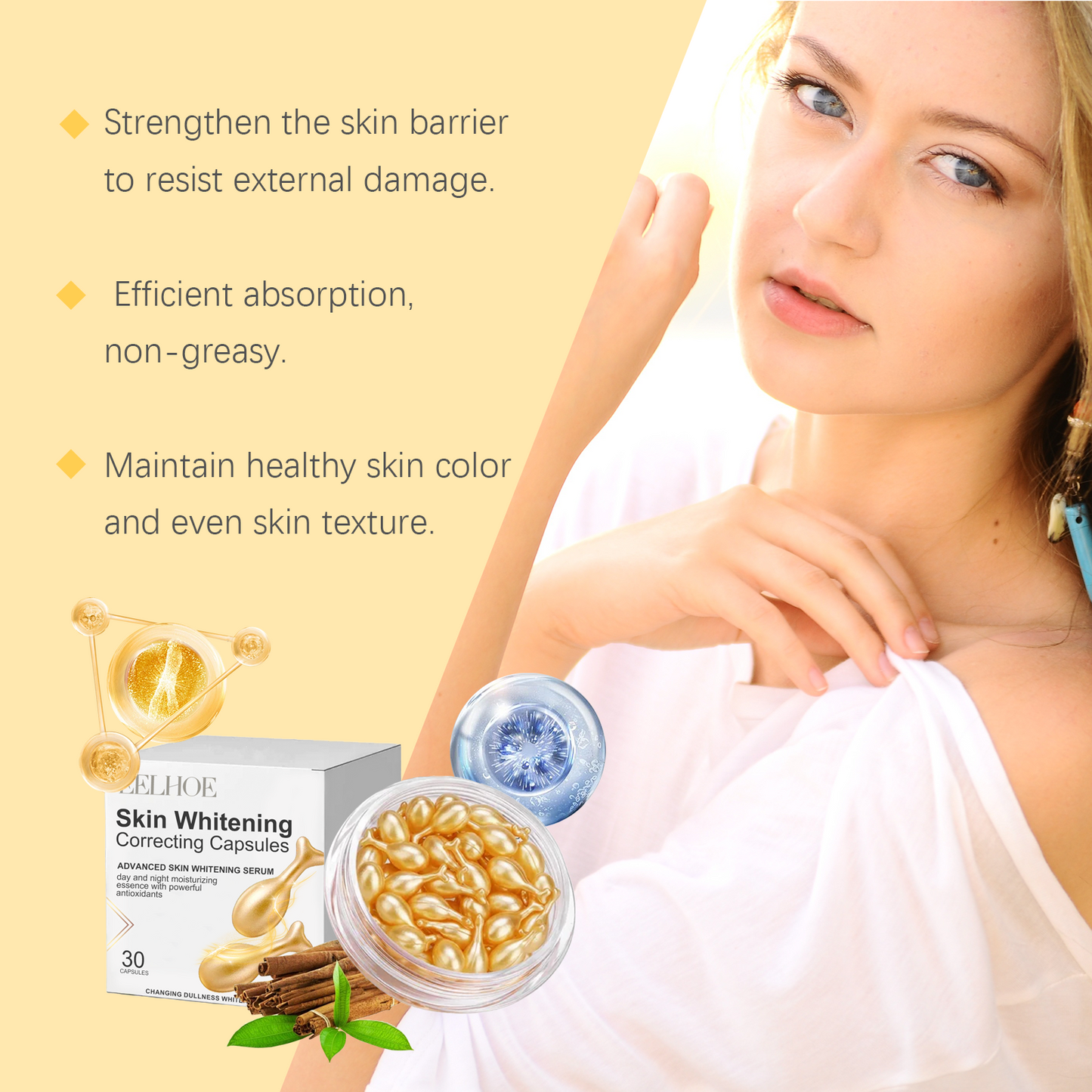 Brightening Skin Capsule | Moisturizing & Lightening