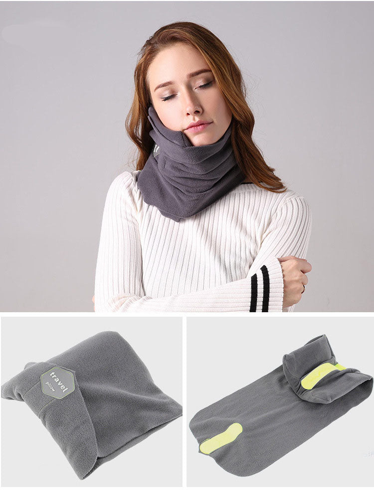 Pure Cotton Travel Pillow | Soft Neck Support