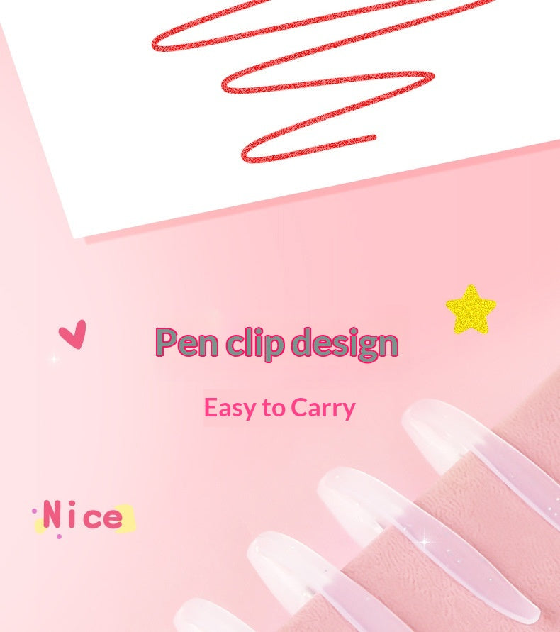 Colorful Glitter Pens Luminous Shimmering Curry Pens Sparkling Ballpoint Pens