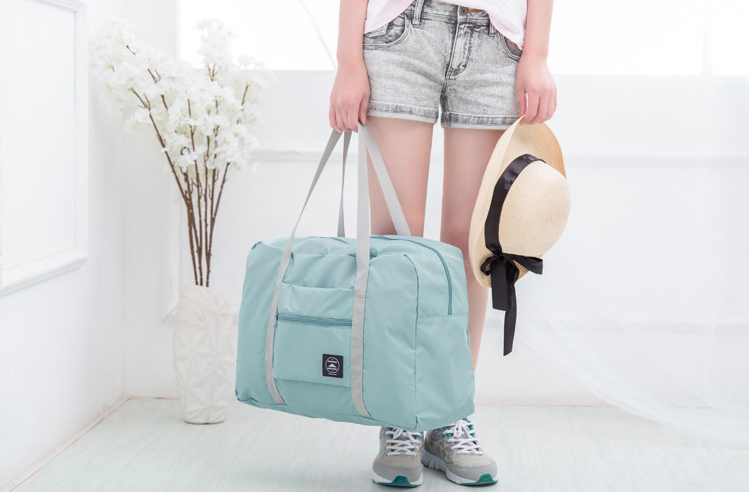 Waterproof Polyester Travel Bag | Cube, Black, 46x13x30cm