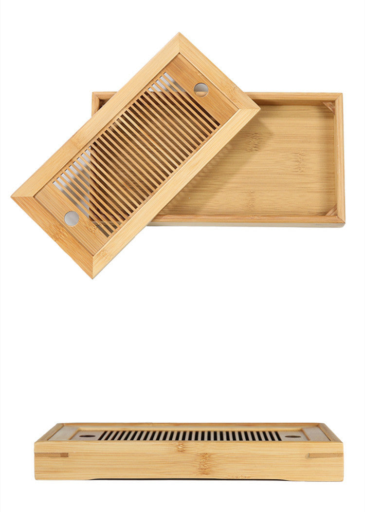 Bamboo Tea Tray | Simple Dry Brewing Table, Travel Set
