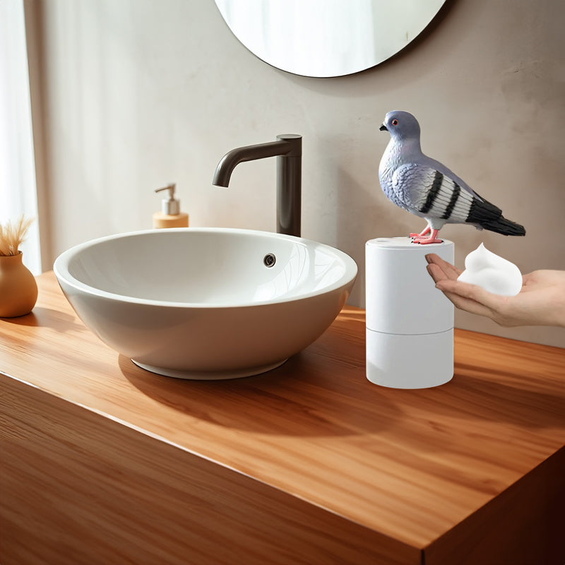 Auto Sensor Foam Dispenser | Pigeon-Shaped, Touchless