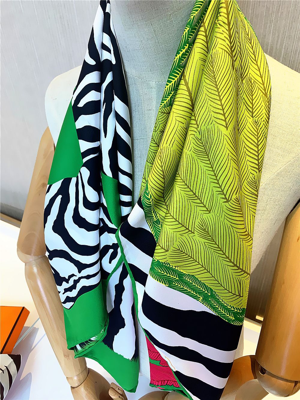 Silk Twill Square Scarf | Pegasus Angel Wings