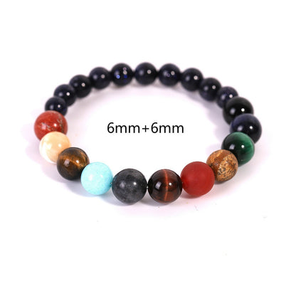 Natural Stone Bracelet | Yoga, Chakra, Galaxy