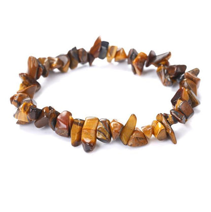 Natural Stone Beaded Bracelet | Irregular Crushed Stone