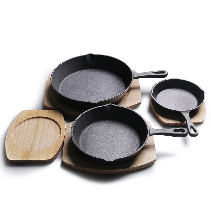 Cast Iron Frying Pan Set | Non-Stick, 14-26cm