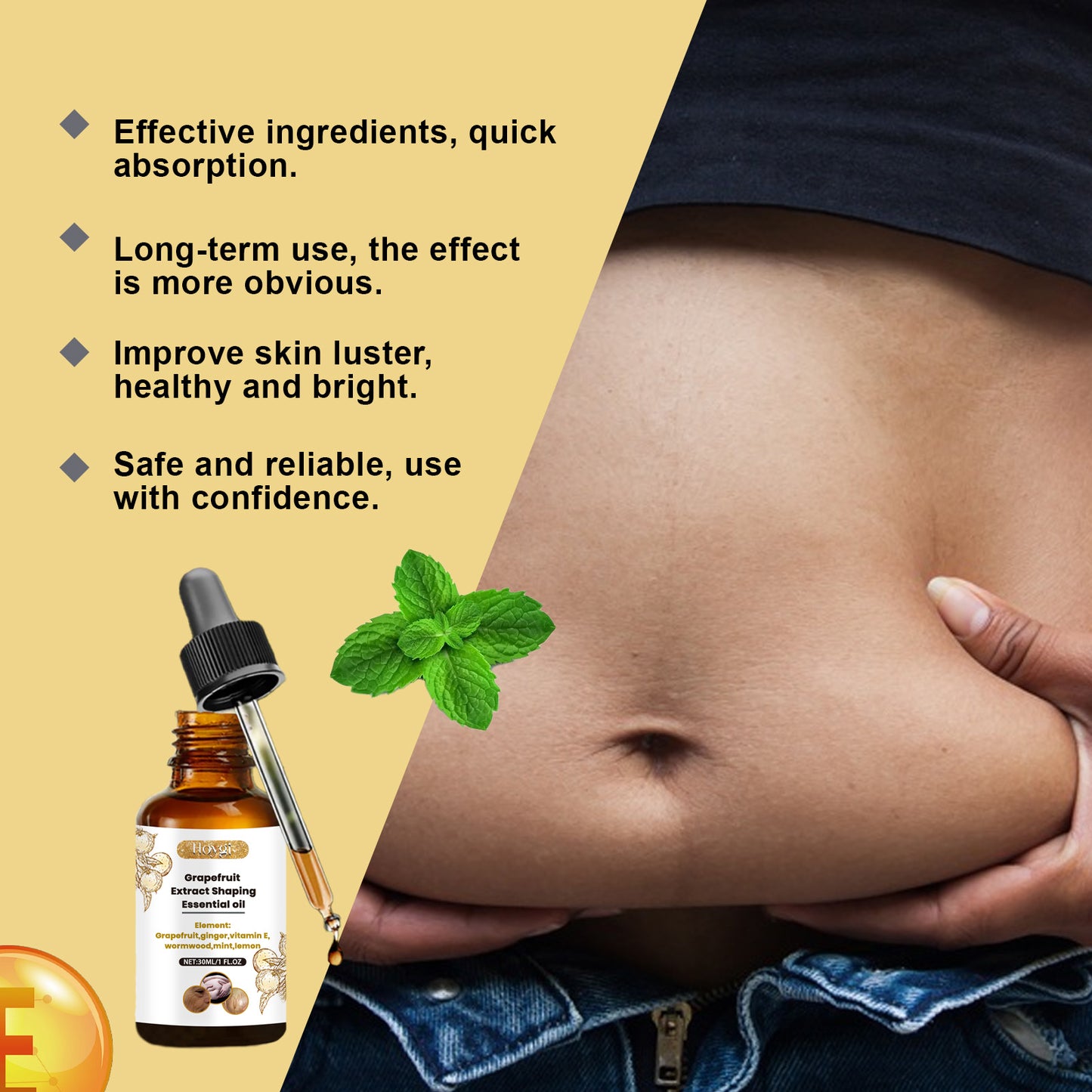 Body Firming Essential Oil | Grapefruit, Moisturizing