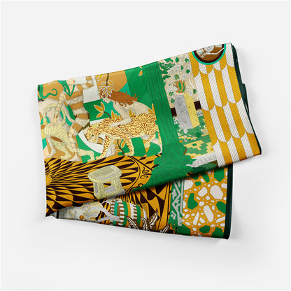Imitation Silk Small Square Scarf | 53cm