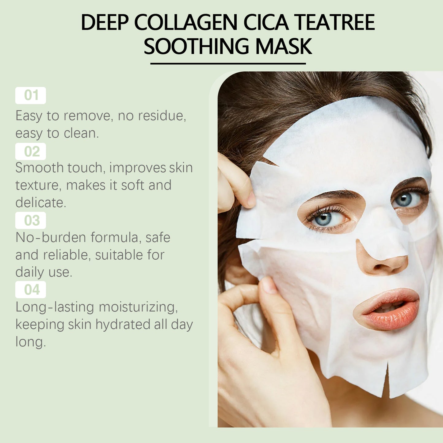 Collagen Tea Tree Skin Care Mask | Hydrating Box Set