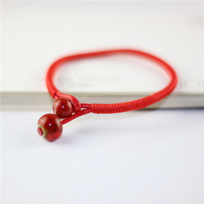 Lava Stone Chakra Bracelet | 8mm Beads, Yoga Jewelry