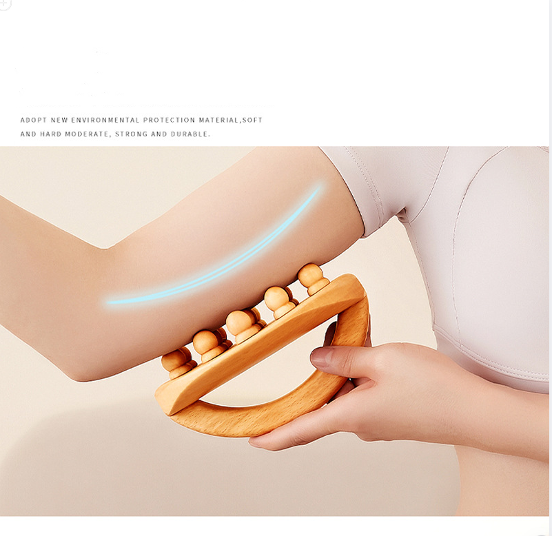 Beech Wood Body Brush | 15x10cm Massage Tool