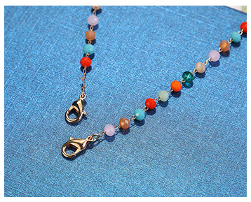 Crystal Pendant Necklace | Teardrop, Korean Style