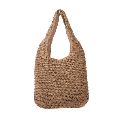 Paper Tote Bag | Black, Beige, Khaki, Urban Minimalist