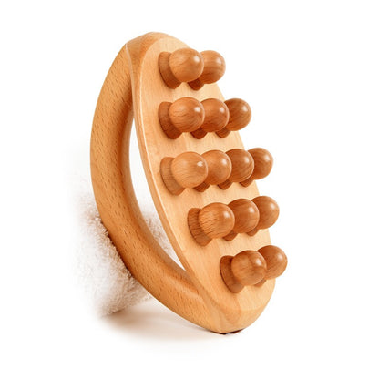Beech Wood Body Brush | 15x10cm Massage Tool