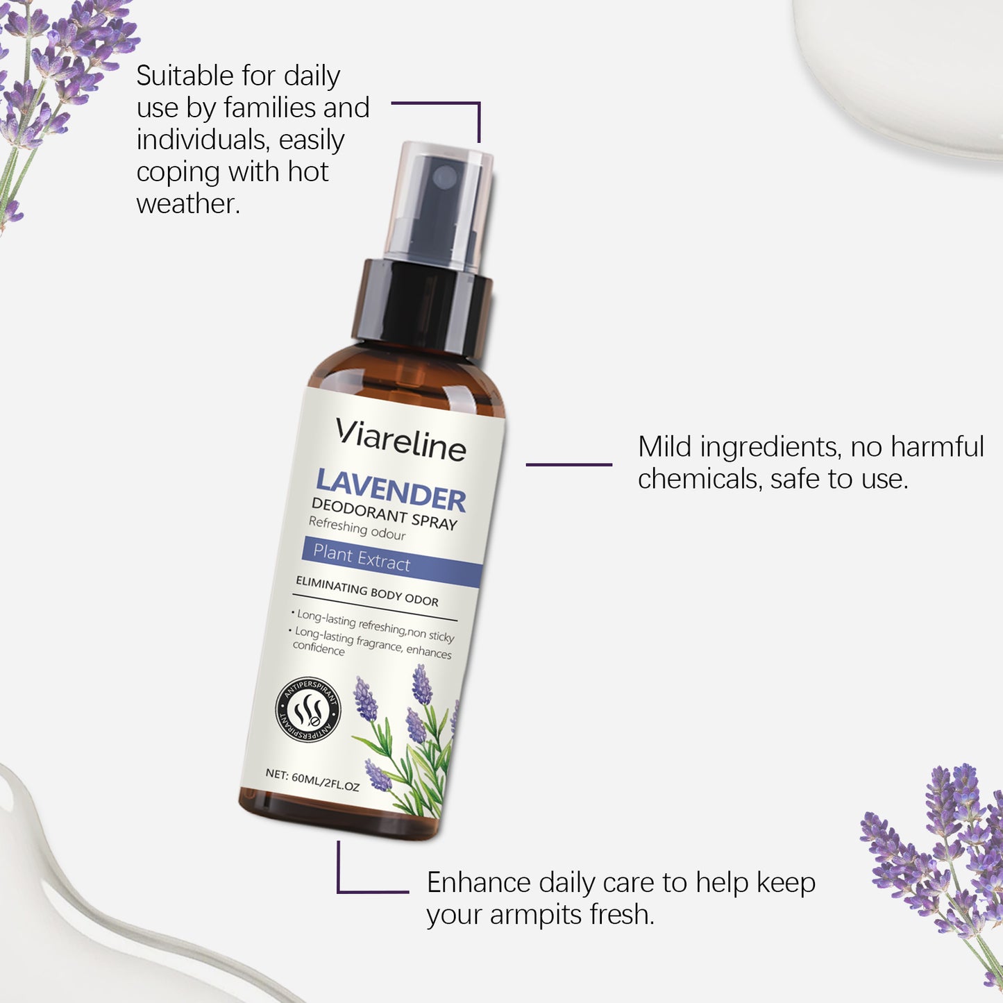 Lavender Refreshing Spray | Natural Deodorizer