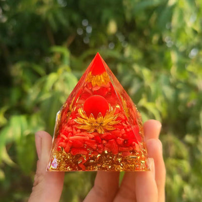 Synthetic Resin Pyramid | Handmade, 5CM to 10CM