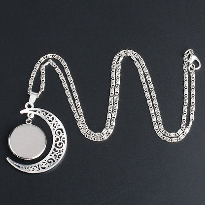 Glass Cabochon Zodiac Sign Pendant Necklace | Astrology Jewelry