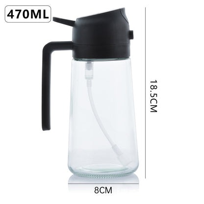 Olive Oil Dispenser | 2-in-1 Sprayer & Pourer