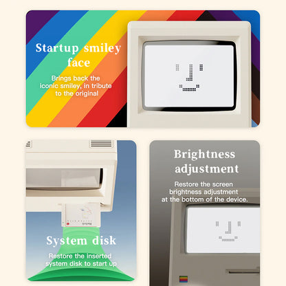 Digital Alarm Clock | Retro Mac Design with Radio
