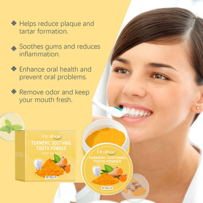 Turmeric Dental Powder | Oral Care & Teeth Cleaning