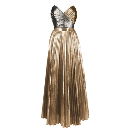 Polyester One-piece Swimsuit | Gold & Silver Sets