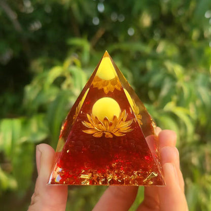 Synthetic Resin Pyramid | Handmade, 5CM to 10CM