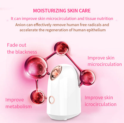 Thermal Spray Face Steamer | Z Series, White & Pink